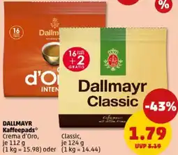 PENNY DALLMAYR Kaffeepads Angebot