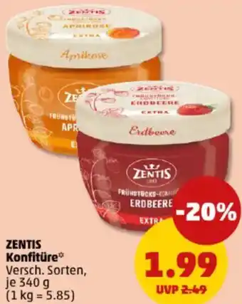 PENNY ZENTIS Konfitüre Angebot