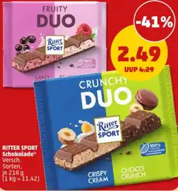 PENNY RITTER SPORT Schokolade Angebot