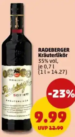 PENNY RADEBERGER Kräuterlikör Angebot