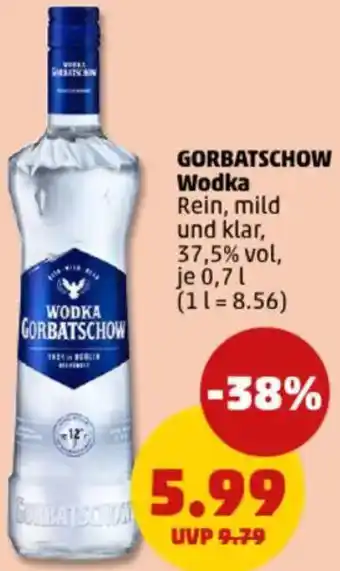 PENNY GORBATSCHOW Wodka Angebot