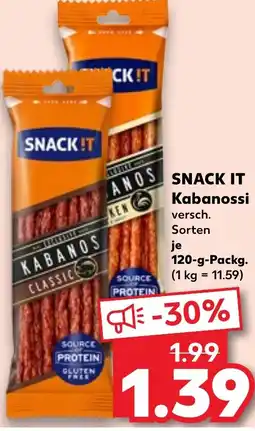 Kaufland SNACK IT Kabanossi Angebot