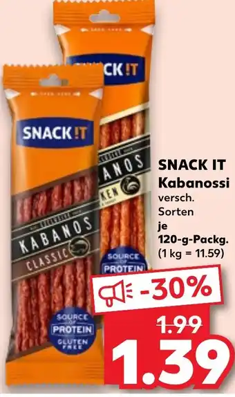 Kaufland SNACK IT Kabanossi Angebot