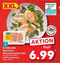 Kaufland K-PURLAND Hähnchen- Minutenschnitzel XXL Angebot