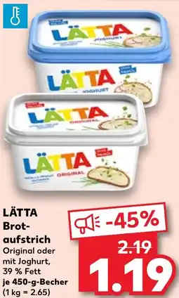 Kaufland LÄTTA Brot- aufstrich Angebot