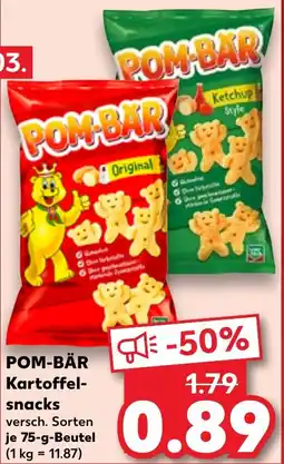 Kaufland POM-BÄR Kartoffel- snacks Angebot