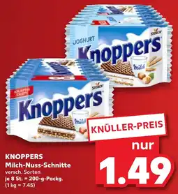 Kaufland KNOPPERS Milch-Nuss-Schnitte Angebot