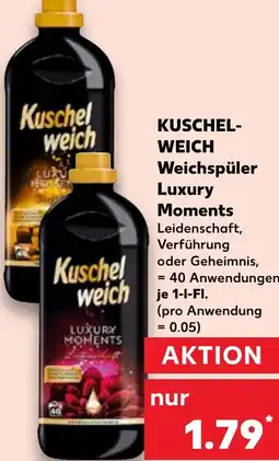 Kaufland KUSCHEL- WEICH Weichspüler Luxury Moments Angebot