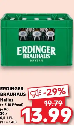 Kaufland ERDINGER BRAUHAUS Helles Angebot