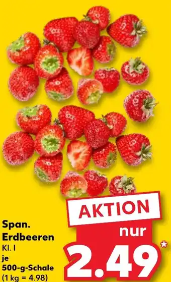 Kaufland Span. Erdbeeren Angebot