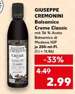 Kaufland GIUSEPPE CREMONINI Balsamico Creme Classic Angebot