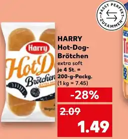 Kaufland HARRY Harry Hot-Dog- Brötchen Angebot