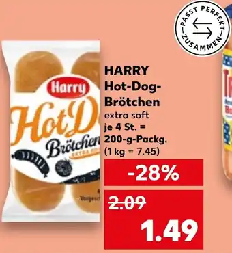 Kaufland HARRY Harry Hot-Dog- Brötchen Angebot