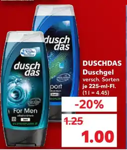 Kaufland DUSCHDAS Duschgel Angebot