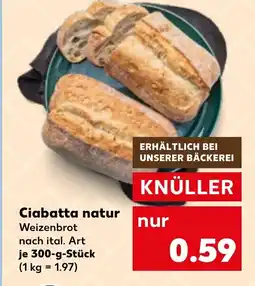 Kaufland Ciabatta natur Weizenbrot Angebot