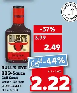 Kaufland BULL'S-EYE BBQ-Sauce Angebot