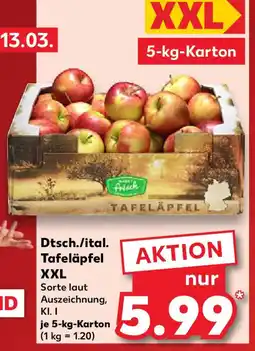 Kaufland Tafeläpfel XXL Angebot