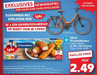 Kaufland IGLO Fischstäbchen Angebot