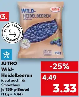 Kaufland JÜTRO Wild- Heidelbeeren Angebot