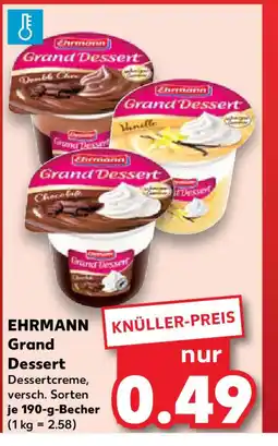 Kaufland EHRMANN Grand Dessert Angebot