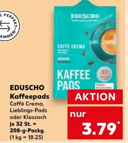 Kaufland EDUSCHO Kaffeepads Angebot