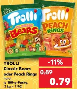 Kaufland TROLLI Classic Bears oder Peach Rings Angebot