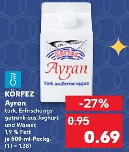 Kaufland KÖRFEZ Ayran Angebot