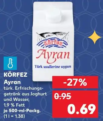 Kaufland KÖRFEZ Ayran Angebot