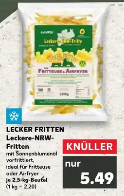 Kaufland LECKER FRITTEN Leckere-NRW- Fritten Angebot