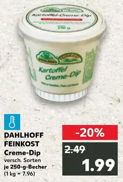 Kaufland DAHLHOFF FEINKOST Creme-Dip Angebot