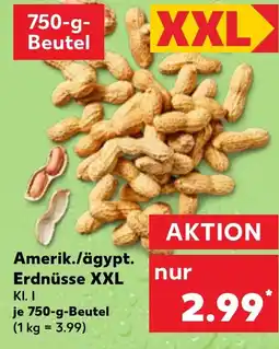 Kaufland Amerik./ägypt. Erdnüsse XXL Angebot