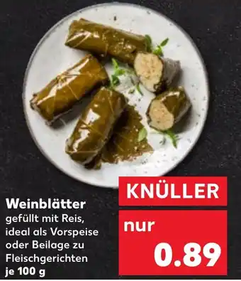 Kaufland Weinblätter gefüllt mit Reis Angebot