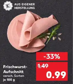 Kaufland Frischwurst- Aufschnitt Angebot