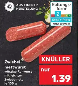 Kaufland Zwiebel- mettwurst Angebot