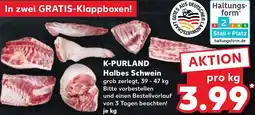 Kaufland K-PURLAND Halbes Schwein Angebot