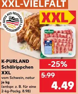 Kaufland K-PURLAND Schälrippchen XXL Angebot