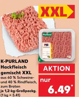 Kaufland K-PURLAND Hackfleisch gemischt XXL Angebot