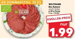 Kaufland WILTMANN Bio-Salami Angebot