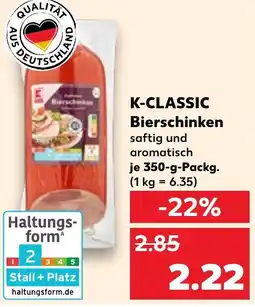 Kaufland K-CLASSIC Bierschinken Angebot