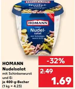 Kaufland HOMANN Nudel- salat Angebot