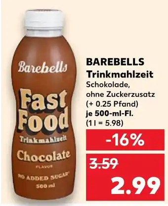 Kaufland BAREBELLS Trinkmahlzeit Angebot