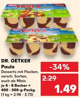 Kaufland DR. OETKER Paula Angebot