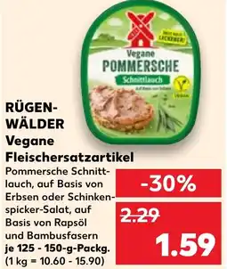 Kaufland RÜGEN- WÄLDER Vegane Fleischersatzartikel Angebot