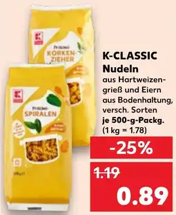 Kaufland K-CLASSIC Nudeln Angebot