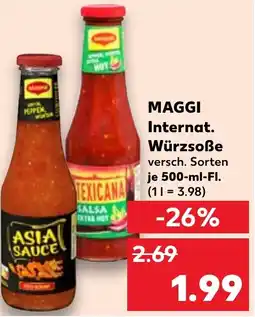 Kaufland MAGGI Internat. Würzsoße Angebot