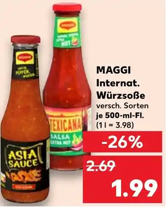 Kaufland MAGGI Internat. Würzsoße Angebot