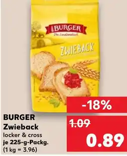 Kaufland BURGER Zwieback Angebot