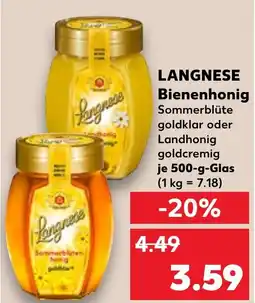 Kaufland LANGNESE Bienenhonig Angebot