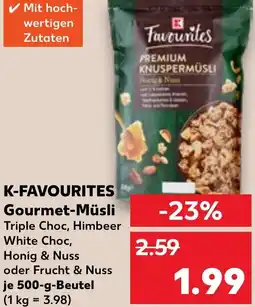 Kaufland K-FAVOURITES Gourmet-Müsli Angebot