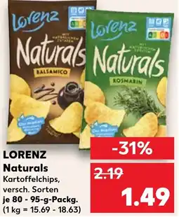 Kaufland LORENZ Naturals Kartoffelchips Angebot